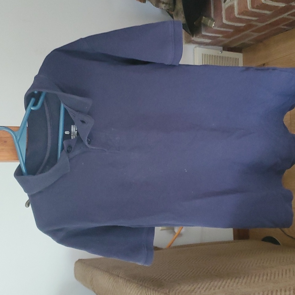 🛍 Boys navy blue uniform polo shirt